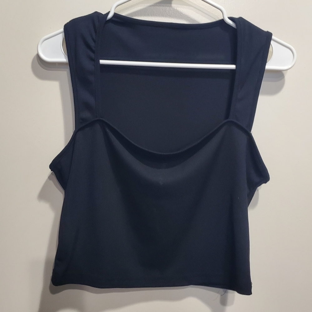 Yozy Black Tank Top Size Large